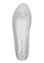 Tamaris Leder Ballerina 1-22116-41 110 Damen Frauen Schuhe M2211641 Wei� 