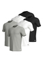 adidas Crew Neck T-Shirt Herren Unterhemd Rund Ausschnitt Baumwolle 6er Pack