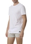 adidas Crew Neck T-Shirt Herren Unterhemd Rund Ausschnitt Baumwolle 12er Pack
