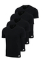 adidas V-Neck T-Shirt Herren V-Ausschnitt Baumwolle 4er Pack