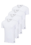 adidas V-Neck T-Shirt Herren V-Ausschnitt Baumwolle 4er Pack