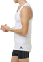 adidas Herren Unterhemd Tank Top Baumwolle Sportswear 4er Pack