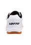 Lotto Schuhe WHIZZER K Kinder Low Top Sneaker 2600120K Weiss/Schwarz 