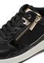 Tamaris Damen Sneaker 1-23754-45 048 Frauen Low Top M2375445 Schwarz/Gold