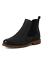 Tamaris Damen Chelsea Boot 1-25056-41 Lederstiefel Stiefelette schwarz M2505641