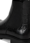 Tamaris Damen Chelsea Boot Lederstiefel Stiefelette M2542741 schwarz croco