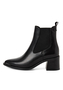 Tamaris Damen Leder Chelsea Boot 1-25301-45-003 Stiefel M2530145 schwarz 