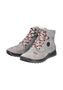 Rieker Damen Schn�rstiefel Stiefelette Stiefel Warmfutter 51544-64 grau 