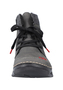 Rieker Damen Schn�rstiefel Stiefelette Stiefel Warmfutter 55031-45 dunkelgrau 