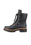 Rieker Damen Biker Boots Stiefelette Stiefel 72612-00 schwarz 