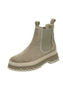 Tamaris Damen Chelsea Boot 1-25491-41 341 Lederstiefel Stiefelette Frauen Leder M2580845 Taupe