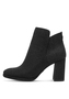 Tamaris Damen Textil Stiefelette Boot 1-25362-45 043 Stiefel Schwarz Glitzer