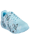 Skechers Street x JGoldcrown UNO LITE METALLIC LOVE Sneaker M�dchen 314067L Blau
