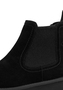 Tamaris Damen Leder Stiefelette Chelsea Boot Plateausohle 1-26419-45 Schwarz 