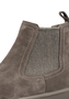 Tamaris Damen Leder Stiefelette Chelsea Boot Plateausohle 1-26419-45 341 Taupe