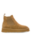 Tamaris Damen Leder Stiefelette Chelsea Boot Plateausohle 1-26419-45 310 Camel