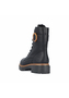 Rieker Damen Schn�rstiefel warm gef�ttert Stiefelette 72613-00 schwarz 