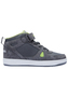 KangaROOS Kinder K-CP Kalley II EV High-Top Sneaker Warmfutter grau lime
