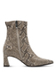 Tamaris Damen Stiefelette Boot 1-25315-45 483 Textil M2531545 Beige Snake