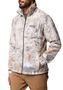 Columbia Steens Mountain Herren Print Fleece Jacke 1478231 030 grau 