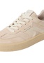 Tamaris Damen Leder Sneaker 1-23723-44 375 Low Top Frauen Schuh M2372344 Beige