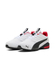 Puma Herren Electro SL Sneaker Turnschuhe 313092 02 White-Black-For all Time Red