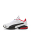 Puma Herren Electro SL Sneaker Turnschuhe 313092 02 White-Black-For all Time Red