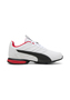 Puma Herren Electro SL Sneaker Turnschuhe 313092 02 White-Black-For all Time Red