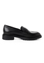Tamaris Damen Lederslipper 1-24300-45 003 Frauen Loafer Halbschuh schwarz