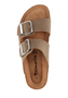 Tamaris Damen Pantolette 1-27503-42 3C3 Frauen Schuhe M2753342 Taupe
