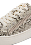 Tamaris Low Top Sneaker 1-23314-46 483 Damen Frauen Schuhe Vegan Beige Snake