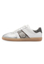 Tamaris Sneaker 1-23624-43 171 Damen Low Top Frauen Schuhe Leder Wei�/Silber