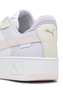 Puma Damen Carina Street Sneaker 389390 10 White-Frosty Pink-Alpine Snow