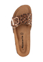 Tamaris Damen Pantolette 1-27520-42 390 Frauen Schuhe Leder Braun/Leopard