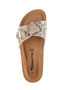 Tamaris Damen Pantolette 1-27520-42 492 Frauen Schuhe Leder Beige/Snake