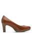 Tamaris klassische Pumps 1-22410-41 305 Leder Damen Schuhe M2241041 braun