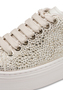 Tamaris Damen Sneaker 1-23795-46-179 Frauen Low Top Glitzer Beige
