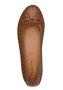Tamaris Leder Ballerina 1-22116-41-4A6 Damen Frauen Schuhe M2211641 Braun
