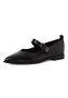 Tamaris Damen Leder Ballerina 1-22102-46-003 Frauen Schuhe Schwarz