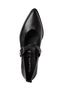 Tamaris Damen Leder Ballerina 1-22102-46-003 Frauen Schuhe Schwarz