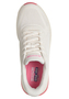 Skechers Damen BOBS Squad 4 Slip-ins Staple Look 117624 WPK White Pink 