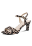 Tamaris Sandalette 1-28028-42-360 Damen Frauen Schuh vegan Leopard