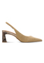 Tamaris Damen Leder Slingpumps 1-29624-46-445 Frauen Schuh Beige