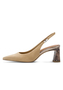 Tamaris Damen Leder Slingpumps 1-29624-46-445 Frauen Schuh Beige