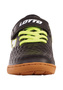 Lotto  Dasher K Kinder Low Top Sneaker 2600920K 1124 BLACK/FR.YELLOW