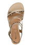 Tamaris Damen Sandale 1-28103-42-445 Frauen Schuhe Sommerschuh Vegan Beige
