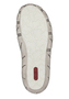 Rieker Damen Slipper Slipper Freizeit bequem Memory-Foam L0355-80 White