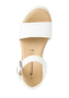 Tamaris Damen Leder Sandalette 1-28712-42-117 Frauen Schuhe Keilabsatz wei�