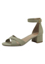 Tamaris Damen Sandalette 1-28226-42-763 Frauen Schuhe vegan Gr�n