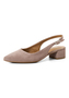 Tamaris Damen Leder Slingpumps 1-29500-42-341 Frauen Schuh Taupe